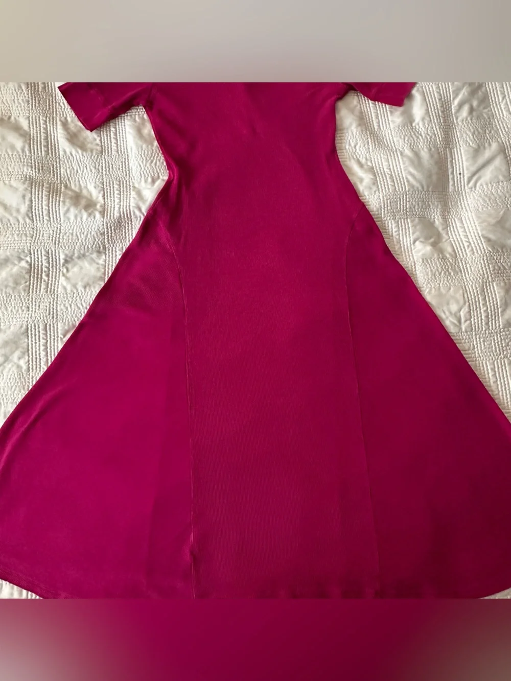Ralph Lauren Short-Sleeve Tunic in Vibrant Magenta